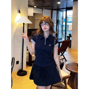 Áo thun babytee phối caro
